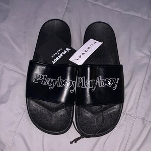 Brand new Playboy slides with tags